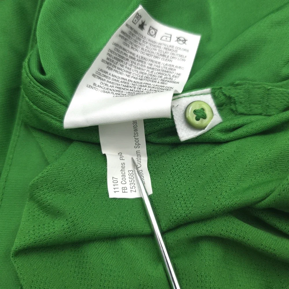 Nike Dri Fit University of North Texas UNT Mean Green Eagles Polo Shirt Mens 2XL